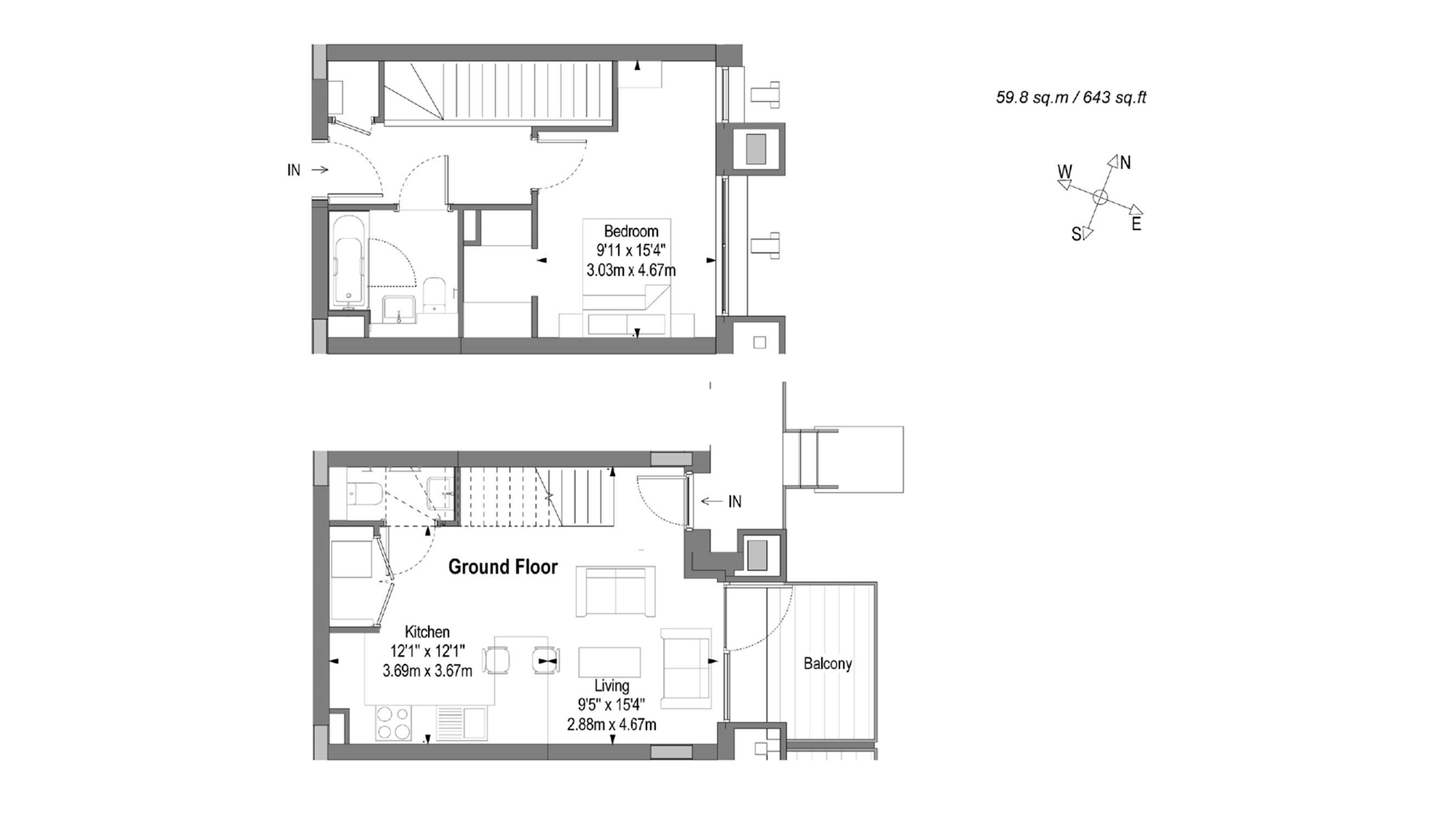 Mezzanine 1 Bed