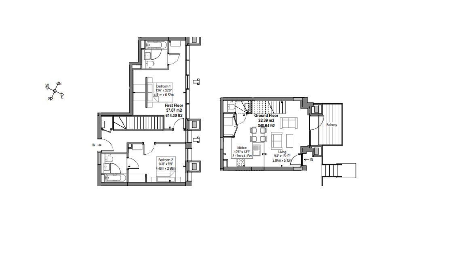 Mezzanine 2 Bed
