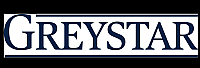 Elegant Greystar logo featuring bold, sophisticated lettering.